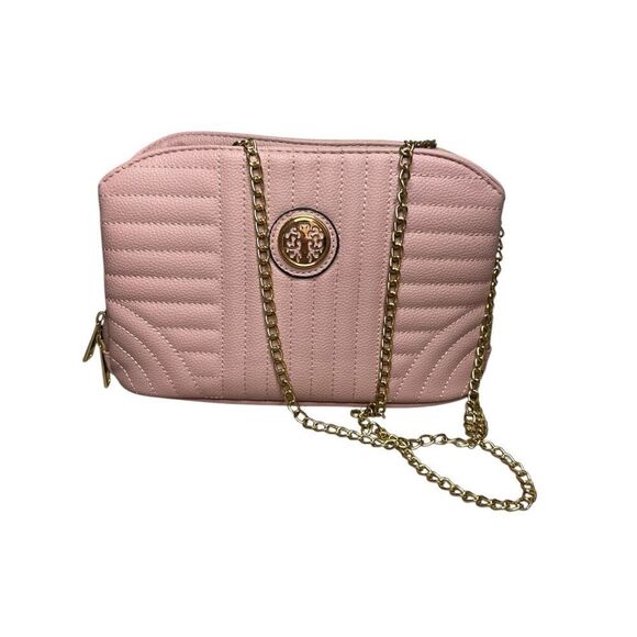 Tree of Life Blush Pink Crossbody Shoulder Bag Purse - Picture 1 of 6